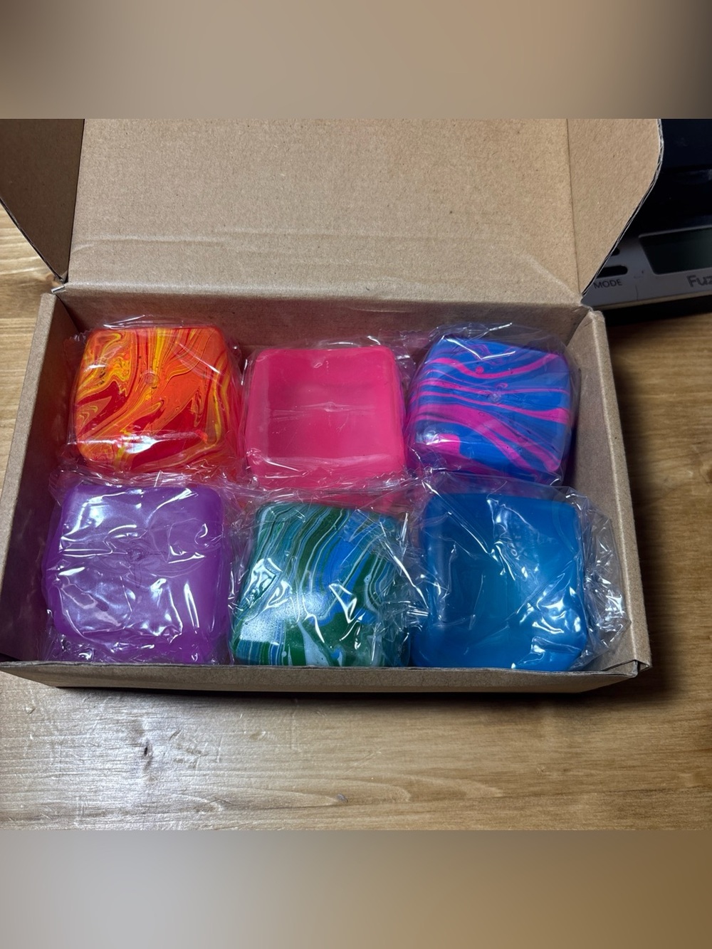 Squishy Cube 6-Piece adult Fidget toys